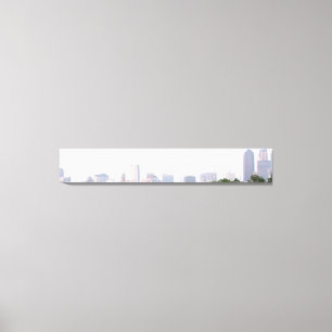 Skyline of Dallas, Texas Canvas Print