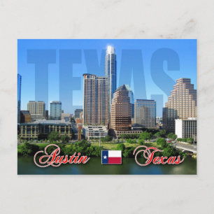 Skyline of Downtown Austin, Texas Postcard