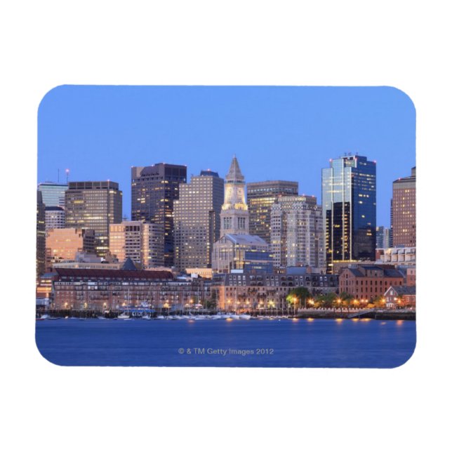 Skyline of downtown Boston from inner Boston Magnet (Horizontal)