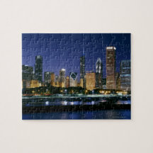 Chicago Skyline Jigsaw Puzzles Zazzle