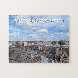 Skyline of Historic Oxford in Oxfordshire, UK Jigsaw Puzzle