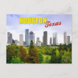 Skyline Of Houston, Texas Postcard at Zazzle