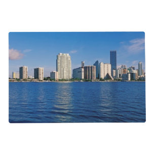 Skyline of Miami, Florida Placemat
