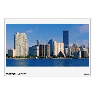 Skyline of Miami, Florida Wall Sticker