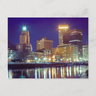 Skyline of Providence, Rhode Island Postcard