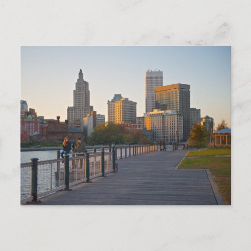Skyline of Providence Rhode Island Postcard