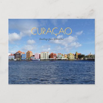 Skyline Of Willemstad (customizable) Postcard by aura2000 at Zazzle