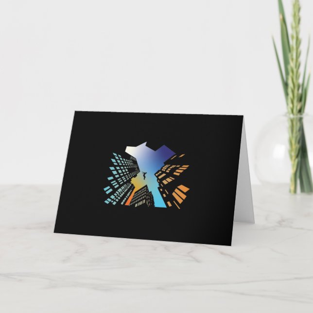 Skyline parkour card (Front)