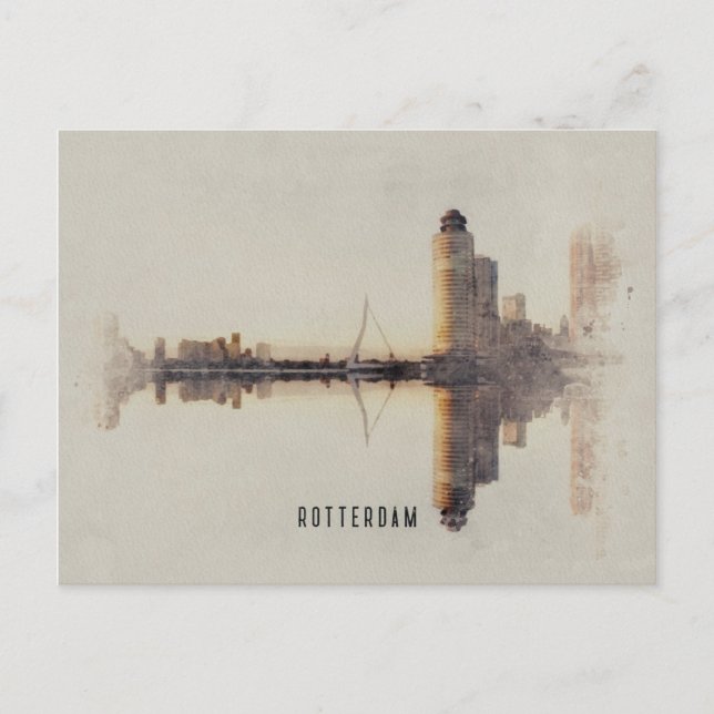 Skyline Rotterdam Postcard (Front)