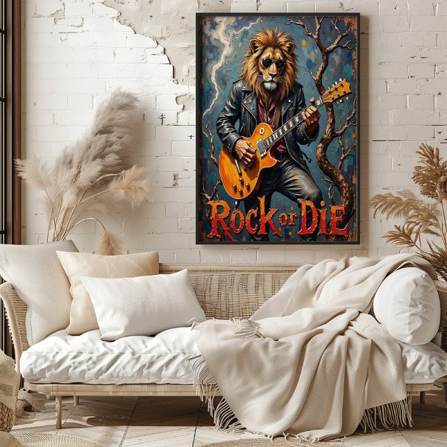 Skyline Shred: Lion's Untamed Melody Poster (Creator Uploaded)