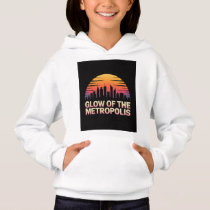 Skyline Silhouette Nights New York City Hoodie