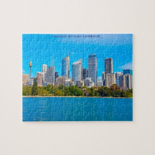 Skyline Sydney Harbour Australia Jigsaw Puzzle