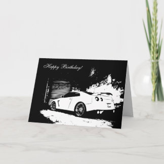 Skyline Theme Birthday Card