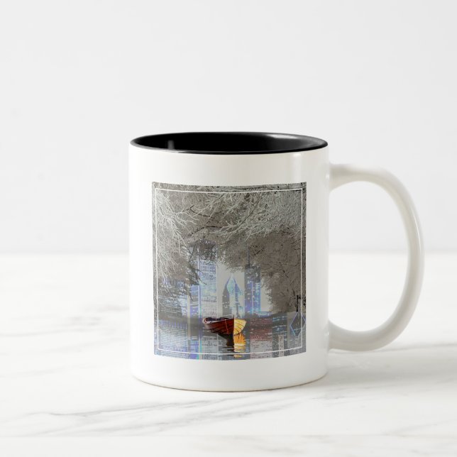 Skyline Two-Tone Coffee Mug (Right)