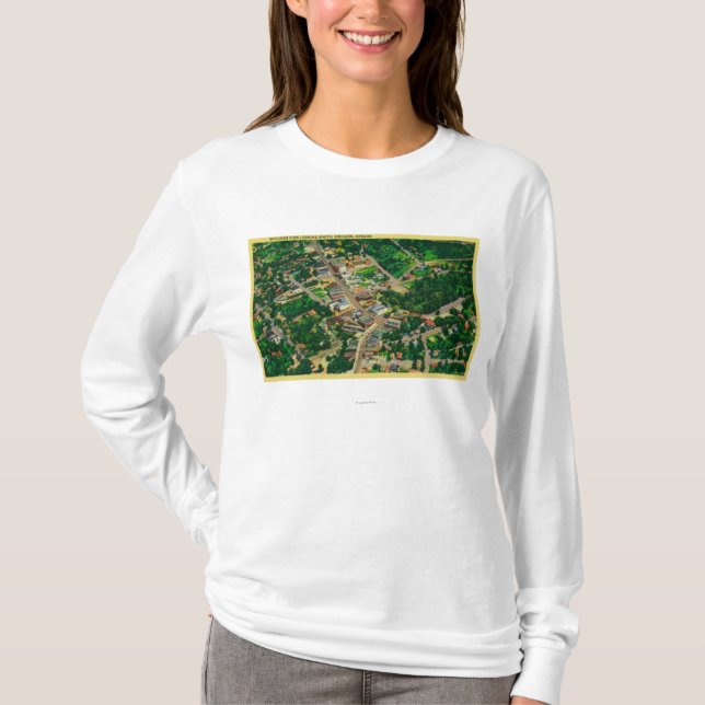 Skyliner View looking South over Ashland, OR T-Shirt (Front)