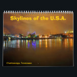 Skylines of the U.S.A. Calendar<br><div class="desc">View of selected skylines of the United States of America.</div>