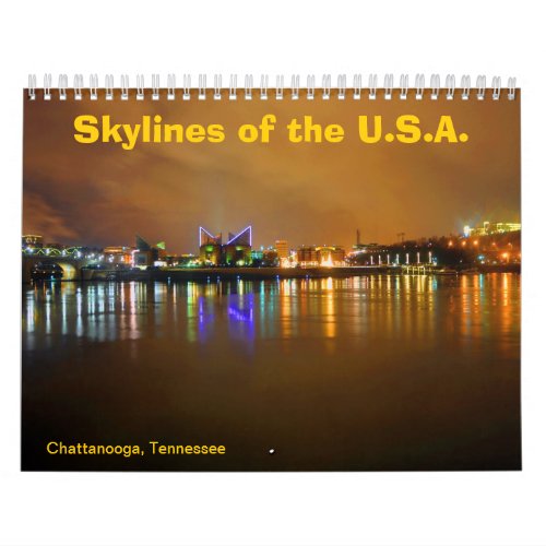 Skylines of the USA Calendar