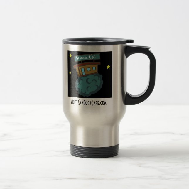 SkyRock logo2, Visit 2 Go Travel Mug (Right)