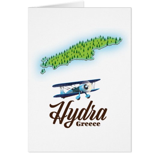 Skyros Greece island map Cards (Front)