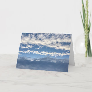 Sky's the Limit Blank Greeting Card