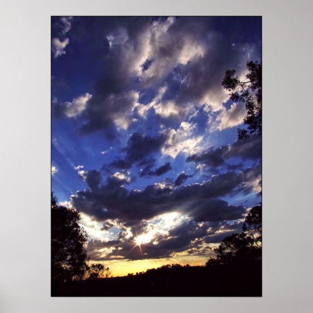 Skyscape sparkle Poster (Front)