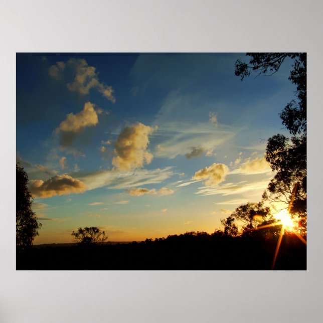 Skyscape Sparkle Poster (Front)