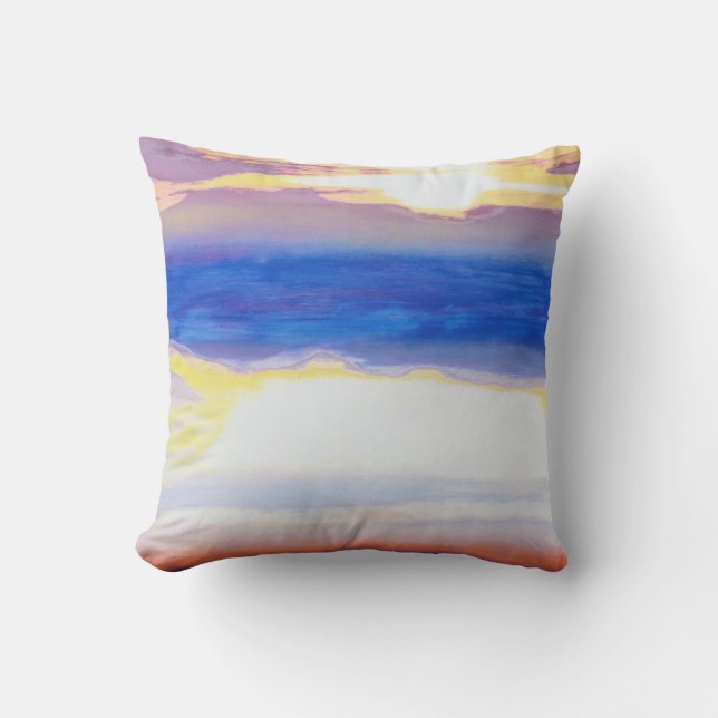 Skyscape Throw Pillow (Front)