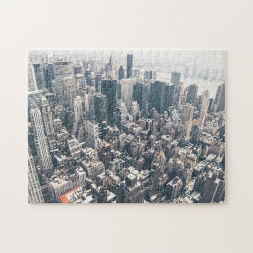 Skyscrapers and Rooftops of New York City Jigsaw Puzzle