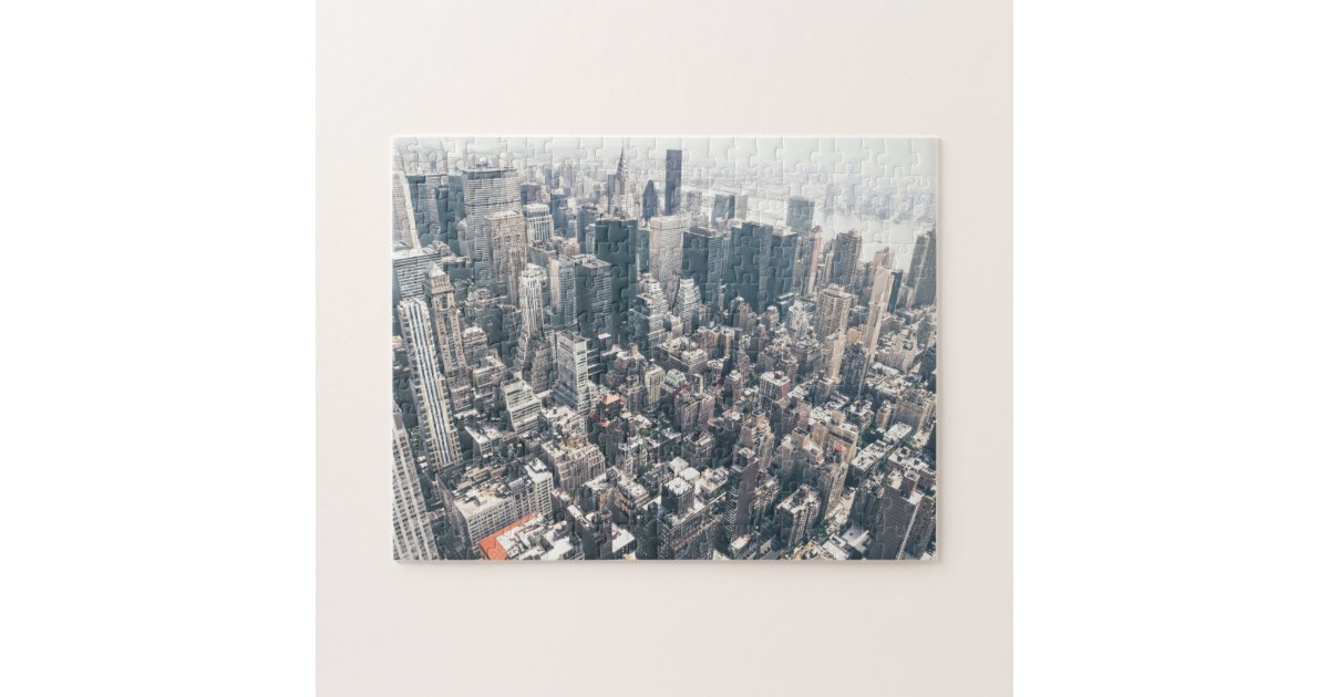 Skyscrapers and Rooftops of New York City Jigsaw Puzzle | Zazzle