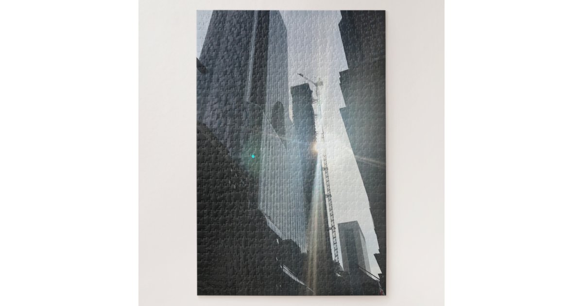 Skyscrapers Construction Crane New York City NYC Jigsaw Puzzle | Zazzle