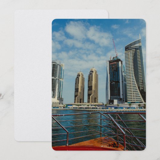 Skyscrapers in Dubai Marina (Front/Back)