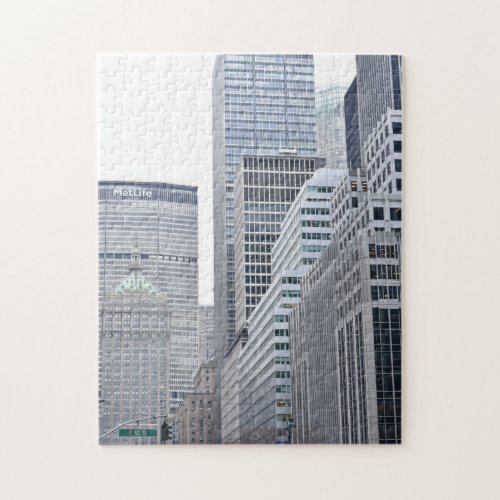 Skyscrapers Midtown Manhattan New York City Jigsaw Puzzle