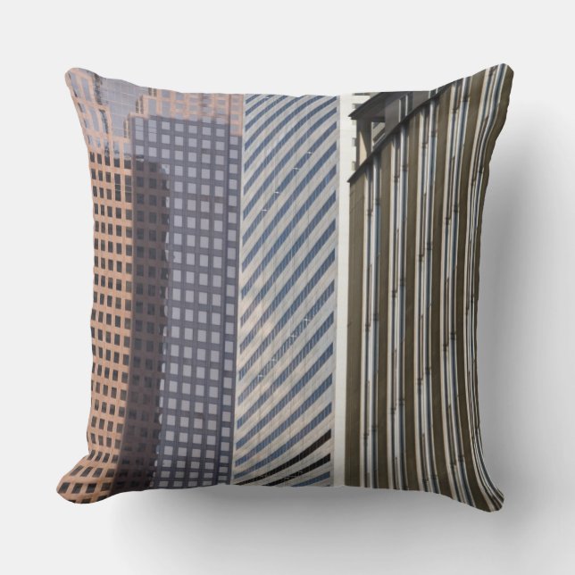 Skyscrapers, Toronto, Ontario, Canada Throw Pillow (Front)