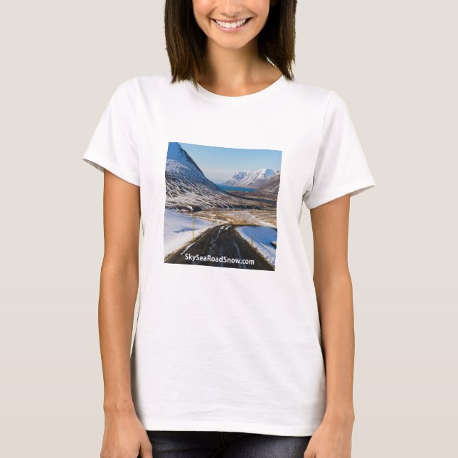 SkySeaRoadSnow  - T-Shirts - Gals  (Front)