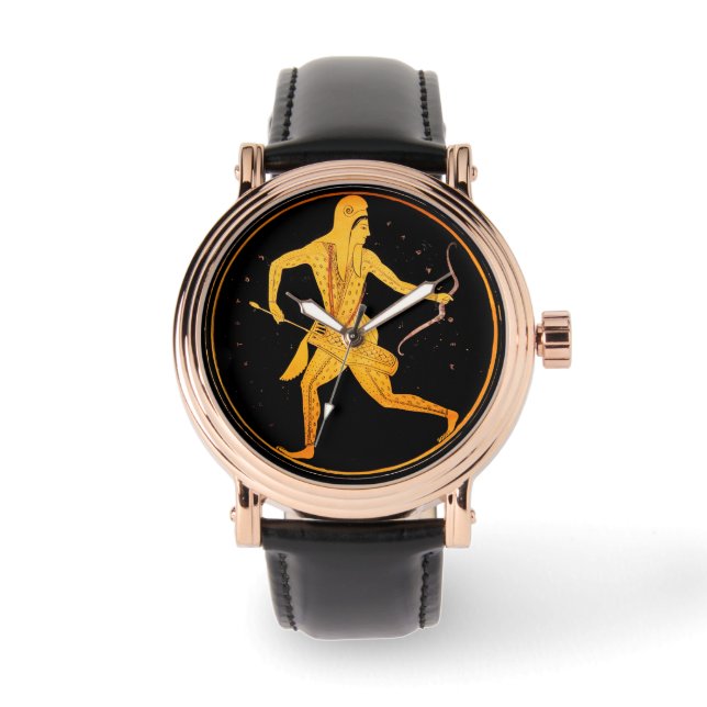 SKYTHIAN ARCHER Tondo Greek Attic red Figure Watch (Front)