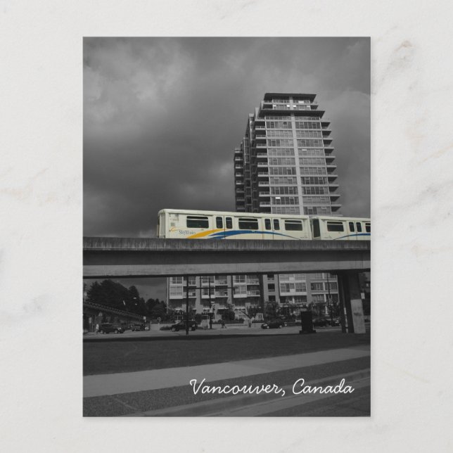Skytrain - Vancouver Canada Postcard (Front)
