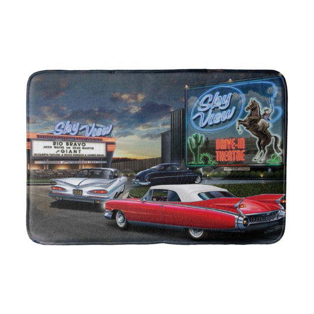 Skyview Drive In 2 Bathroom Mat (Front)
