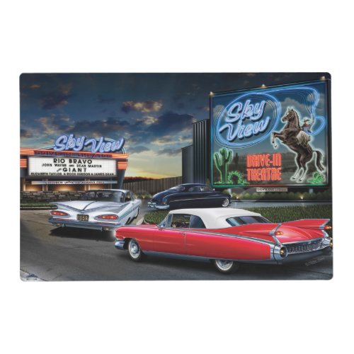 Skyview Drive In 2 Placemat