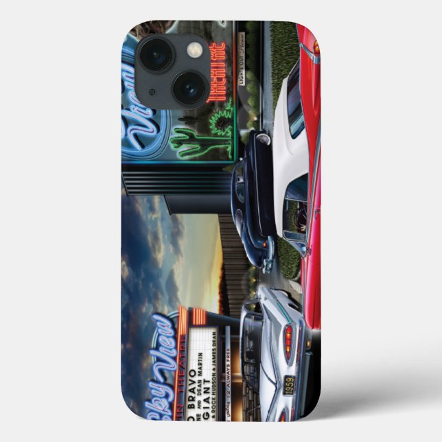 Skyview Drive In Case-Mate iPhone Case (Back)