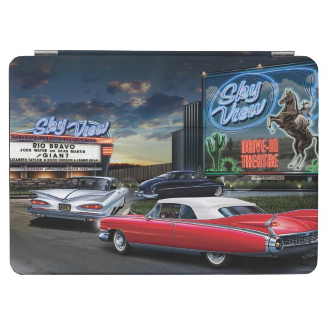 Skyview Drive In iPad Air Cover (Horizontal)