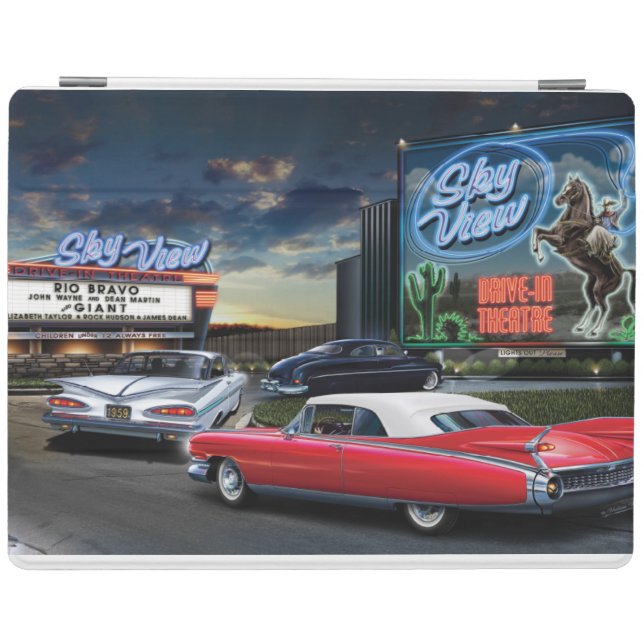 Skyview Drive In iPad Air Cover (Horizontal)