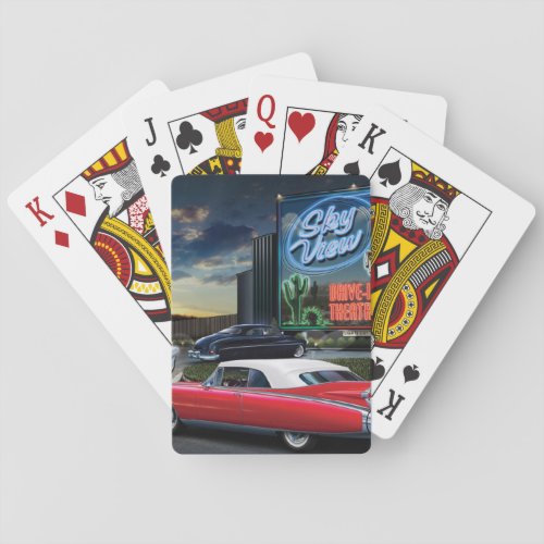 Skyview Drive In Poker Cards