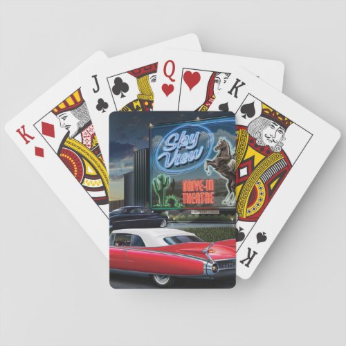 Skyview Drive In Poker Cards