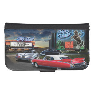Skyview Drive In Wallet Phone Case For Samsung Galaxy S4