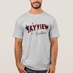 Skyview Drive-In Theater Screen Brockton Scrib Tee