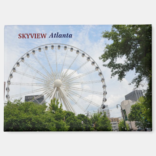 Skyview Ferris Wheel Atlanta, Georgia Magnet (Front)