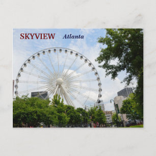 Skyview Ferris Wheel Atlanta, Georgia Postcard