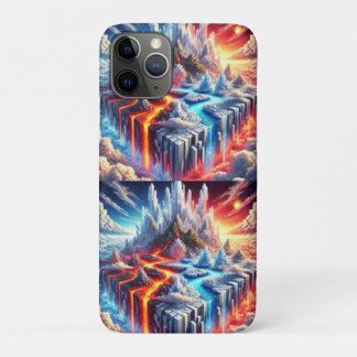 Skyward Clash: The Island of Fire and Ice iPhone 11 Pro Case