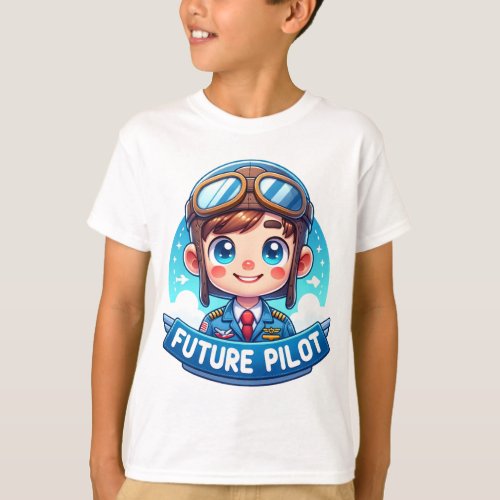 Skyward Dreams Future Pilot T_Shirt