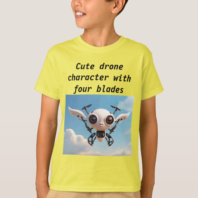 Skyward Drone: Adorable Flight T-Shirt (Front)